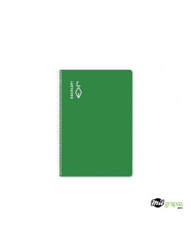 Libreta Fº Verde Escolofi | 100 Hojas | Rayado Pauta 3,5